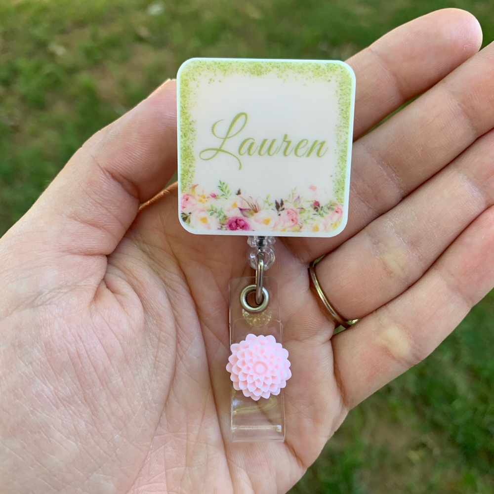Lauren Retractable Badge Holder